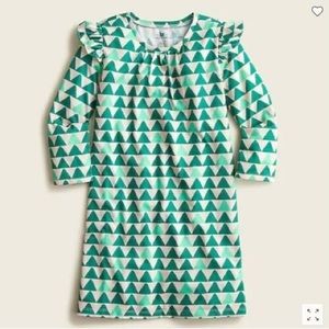 NWT- Crewcuts Geo Christmas Tree Nightgown- size XS (4/5)
